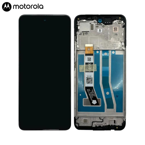 MOTOROLA DISPLAY MOTO G55 CON FRAME BLACK SERVICE PACK