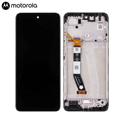 MOTOROLA DISPLAY MOTO G14 CON FRAME BLACK SERVICE PACK