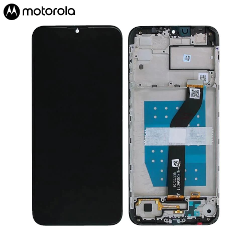 MOTOROLA DISPLAY MOTO G8 LITE XT2055 CON FRAME BLACK SERVICE PACK