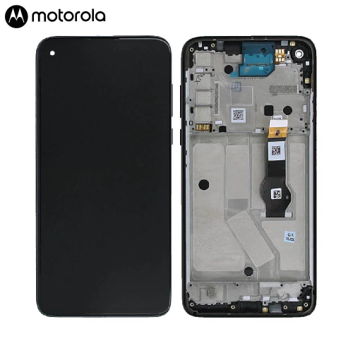 MOTOROLA DISPLAY MOTO G8 POWER XT2041 CON FRAME BLACK SERVICE PACK