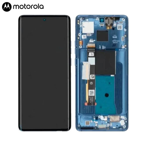 MOTOROLA DISPLAY XT2303 EDGE 40 CON FRAME LUNAR BLUE SERVICE PACK