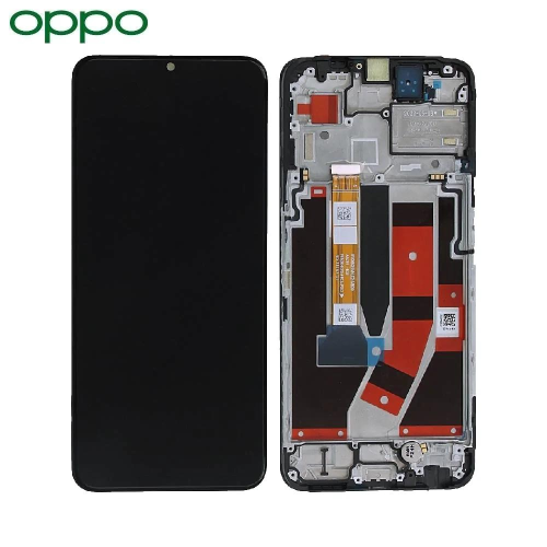 OPPO DISPLAY A77 5G / K10 5G CPH2339 CON FRAME BLACK SERVICE PACK