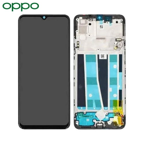 OPPO DISPLAY A91 PCPM00 CPH2001 CPH2021 CON FRAME BLACK SERVICE PACK
