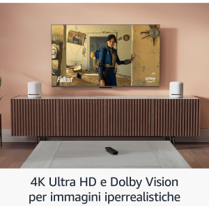AMAZON Fire Stick TV 4K Wi-Fi 6, Dolby Vision/Atmos e HDR10+ (Ultimo modello)