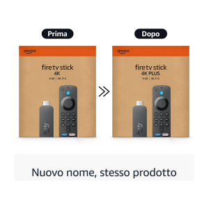 AMAZON Fire Stick TV 4K Wi-Fi 6, Dolby Vision/Atmos e HDR10+ (Ultimo modello)