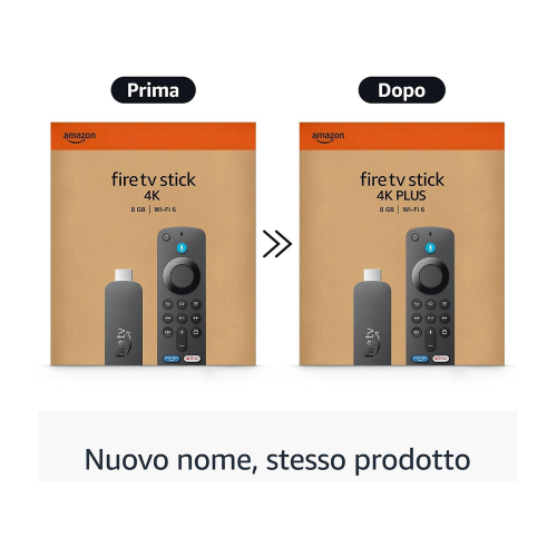 AMAZON Fire Stick TV 4K Wi-Fi 6, Dolby Vision/Atmos e HDR10+ (Ultimo modello)