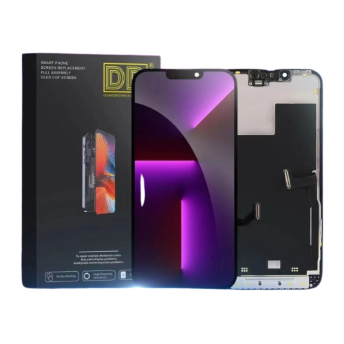 DISPLAY LCD DD SOFT OLED PER APPLE IPHONE 13 PRO TOUCH SCREEN VETRO SCHERMO FRAME NERO (IC Intercambiabile)