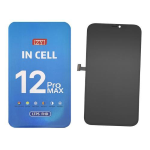 DISPLAY LCD ZY FHD INCELL COF PER APPLE IPHONE 12 PRO MAX TOUCH SCREEN VETRO SCHERMO FRAME NERO (IC INTERCAMBIABILE)