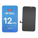 DISPLAY LCD ZY FHD INCELL PER APPLE IPHONE 12 MINI TOUCH SCREEN SCHERMO FRAME NERO