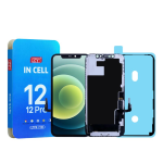 DISPLAY LCD ZY INCELL COF PER APPLE IPHONE 12 / 12 PRO TOUCH SCREEN SCHERMO FRAME (IC INTERCAMBIABILE)