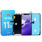 DISPLAY LCD ZY INCELL COF PER APPLE IPHONE 11 PRO MAX TOUCH SCREEN VETRO SCHERMO FRAME (IC INTERCAMBIABILE)