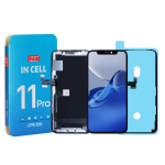 DISPLAY LCD ZY FHD INCELL PER APPLE IPHONE 11 PRO TOUCH SCREEN VETRO SCHERMO FRAME (IC Intercambiabile)
