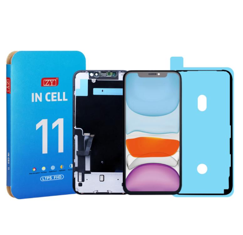 DISPLAY LCD ZY FHD INCELL PER APPLE IPHONE 11 TOUCH SCREEN VETRO SCHERMO FRAME