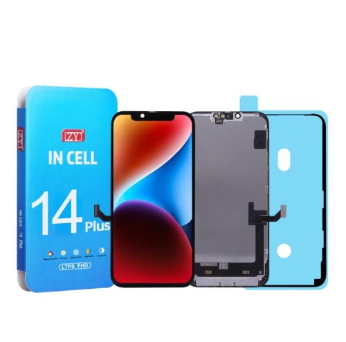 DISPLAY LCD ZY INCELL COF PER APPLE IPHONE 14 PLUS TOUCH SCREEN VETRO SCHERMO FRAME (IC INTERCAMBIABILE)