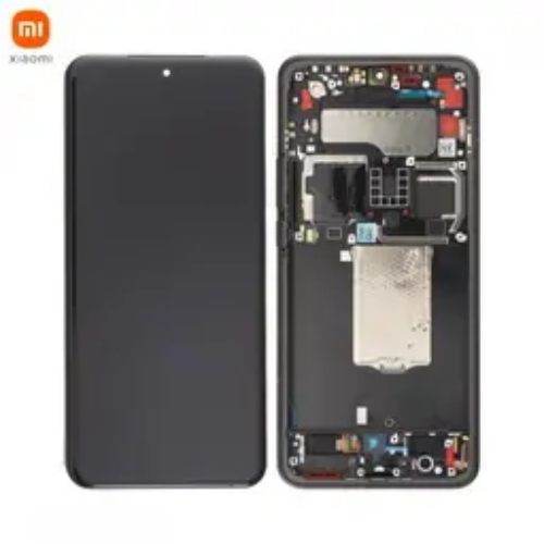 TOUCH SCREEN LCD SCHERMO ORIGINALE SERVICE PACK PER XIAOMI 15 ULTRA 5G 2025 BLACK VETRO DISPLAY CON FRAME 560004000O100