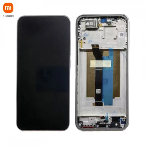 TOUCH SCREEN LCD SCHERMO ORIGINALE SERVICE PACK PER XIAOMI REDMI NOTE 15 PRO 5G 2025 TITANIUM VETRO DISPLAY CON FRAME 56002000P1600