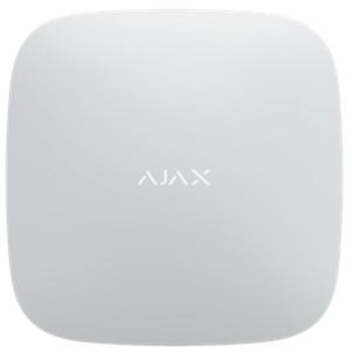 AJAX HUB 2 PLUS - 20279.40.WH1 - CENTRALE WIRELESS CON CONNETTIVITÀ DUAL SIM 2G-3G-LTE / ETHERNET / WIFI, SUPP. FINO A 200 DISPOSITIVI, 5 EXTENDERREX, 100 CAMO XVR/NVR, 200 UTENTI, 64 SCENARI, VIDEOVERIFICATRAMITE MOTIONCAM - COLORE BIANCO