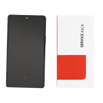 TOUCH SCREEN LCD SCHERMO ORIGINALE SERVICE PACK PER HUAWEI HONOR MAGIC5 LITE / X9A 5G 2023 BLACK CON FRAME VETRO DISPLAY H-282