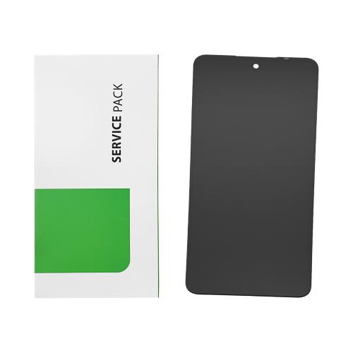 TOUCH SCREEN LCD SCHERMO ORIGINALE SERVICE PACK PER OPPO A40 / A40M / A3 4G 2024 BLACK CON FRAME VETRO DISPLAY O-187