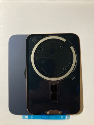 BACK COVER + PIASTRA METALLICA + VETRO CAMERA APPLE IPHONE 17 PRO MAX SCOCCA VETRO COPRIBATTERIA POSTERIORE BLUE BLU