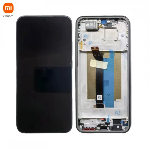 TOUCH SCREEN LCD SCHERMO ORIGINALE SERVICE PACK PER XIAOMI REDMI NOTE 15 PRO 5G 25060RABDG 25080RABDG NERO / BLACK VETRO DISPLAY CON FRAME 56001900P1600