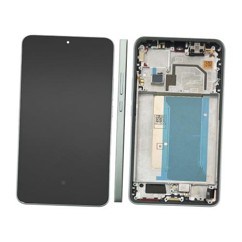 TOUCH SCREEN LCD SCHERMO ORIGINALE SERVICE PACK PER XIAOMI 13T / 13T PRO 5G 2023 GREEN VETRO DISPLAY CON FRAME 560005M12A00 / 560019M12A00