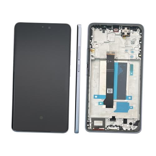 TOUCH SCREEN LCD SCHERMO ORIGINALE SERVICE PACK PER XIAOMI REDMI NOTE 13 PRO+ PLUS 5G 2023 PURPLE VETRO DISPLAY CON FRAME 560003N16U00 / 572N16UA3017