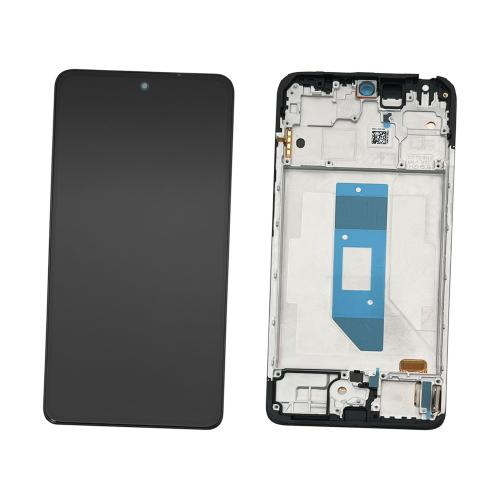 TOUCH SCREEN LCD SCHERMO ORIGINALE SERVICE PACK PER XIAOMI REDMI 24117RN76G NERO / MIDNIGHT BLACK VETRO DISPLAY CON FRAME (GLOBAL VERSION) 560001000O700 560009000O700