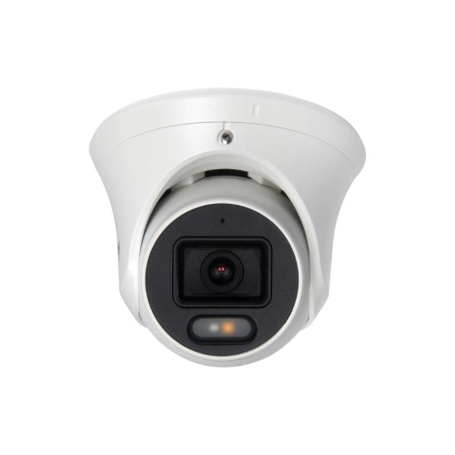 TELECAMERA DOME IP DUAL LIGHT SHOWCOLOR VULTECH VS-IPC1550D1FEWDSC2-ECO V1 1/2,7'' 5 MPX H.265 POE WDR 2,8MM 2 PCS LED LUCE CALDA + IR LED 25M P2P SMART MICROFONO SD CARD