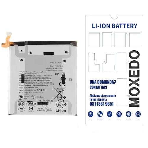 BATTERIA per Samsung Galaxy S26+ PLUS 5G S947B EB-BS946ABE 4900mAh (OEM QUALITY)