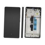 TOUCH SCREEN LCD SCHERMO ORIGINALE SERVICE PACK PER XIAOMI REDMI NOTE 14S 2025 NERO / MIDNIGHT BLACK VETRO DISPLAY CON FRAME 56000300N6R00