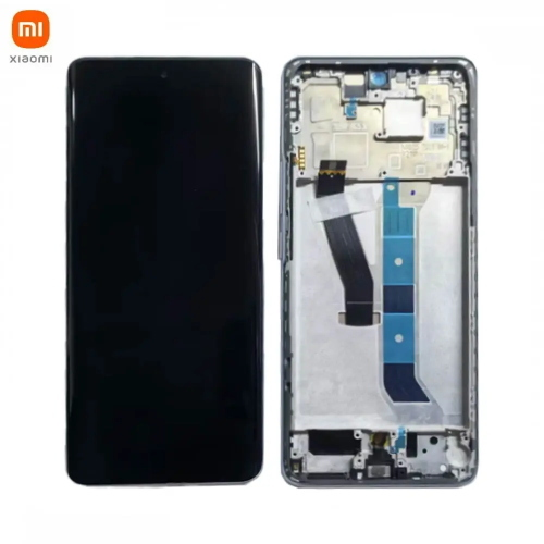 TOUCH SCREEN LCD SCHERMO ORIGINALE SERVICE PACK PER XIAOMI REDMI NOTE 15 5G 2025 BLUE VETRO DISPLAY CON FRAME 56002200P1700
