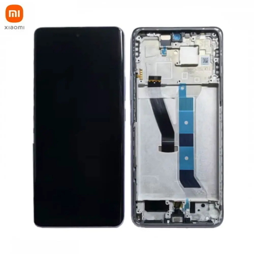 TOUCH SCREEN LCD SCHERMO ORIGINALE SERVICE PACK PER XIAOMI REDMI NOTE 15 5G 2025 PURPLE VETRO DISPLAY CON FRAME 56002300P1700