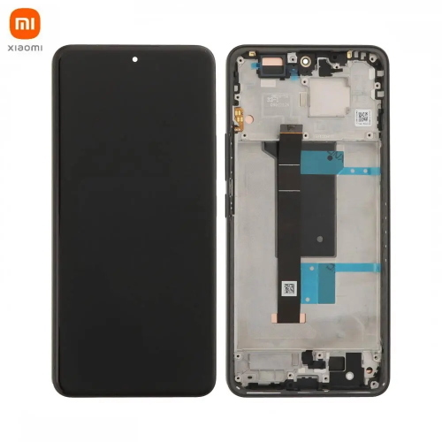 TOUCH SCREEN LCD SCHERMO ORIGINALE SERVICE PACK PER XIAOMI REDMI NOTE 15 PRO 4G 2025 BLACK VETRO DISPLAY CON FRAME 560003000P600