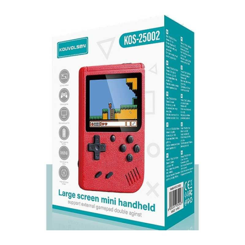 Mini console di gioco portatile 400 giochi batteria ricaricabile con uscita TV AV - KOUVOLSEN KOS-25002